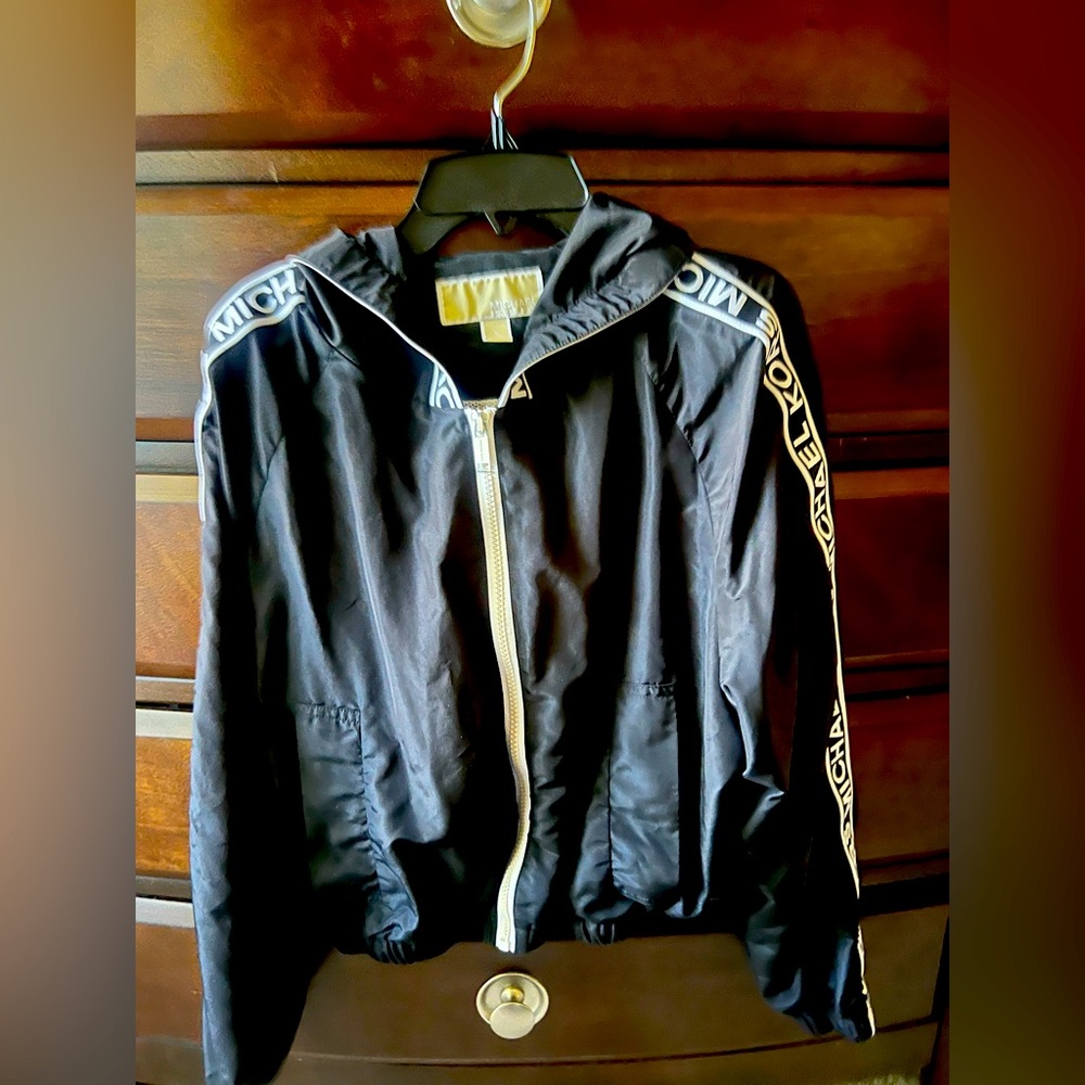 Michael Kors Black Jacket with Hood